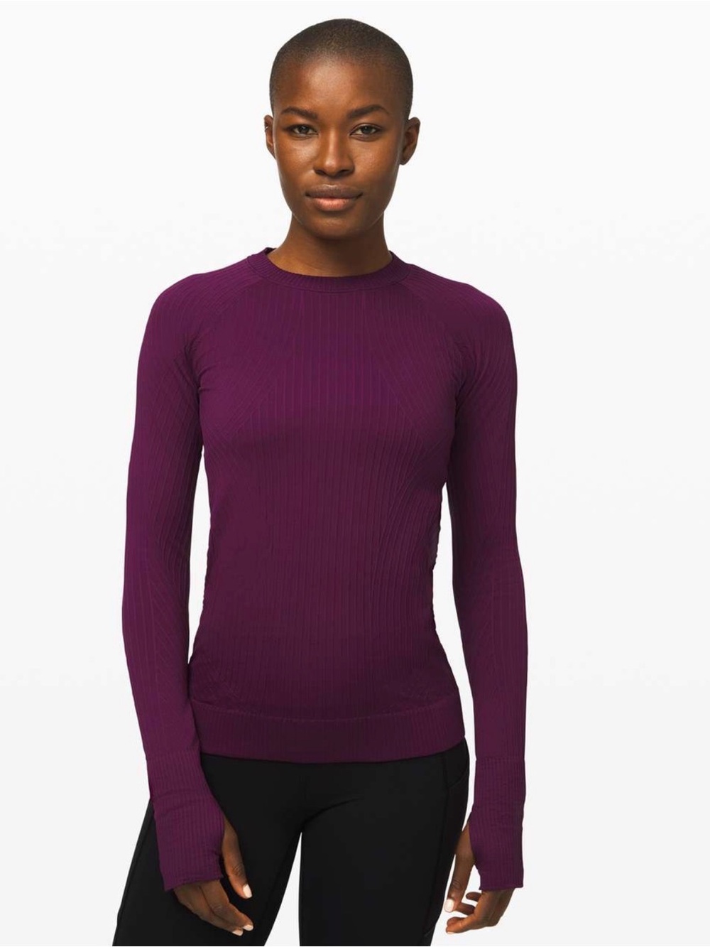 Lululemon Ribbed Rest Less Pullover Long Sleeve size 6